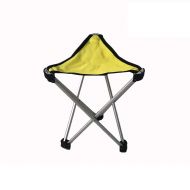Shengjuanfeng Outdoor Tripod Stool Portable Foldable Small 3-Legged Canvas Chair For Hiking Camping Fishing Picnic Beach BBQ Travel Garden，Super Comfort ,EASY to SETUP ( Color : Yellow , Size :