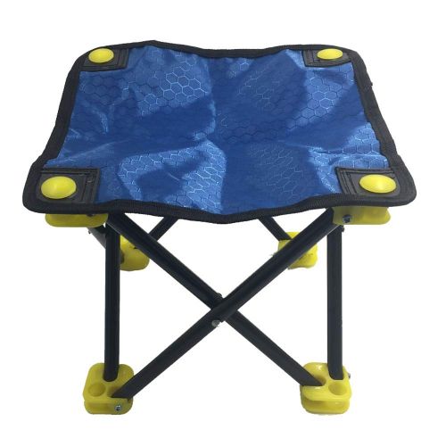  Shengjuanfeng Portable Ultralight Aluminum Alloy Frame Camping Folding Stool Anti-Tear Oxford Anti-Slip Feet Outdoor Stool Chair for Camping Fishing Hunting Picnic Travel,Easy to Setup