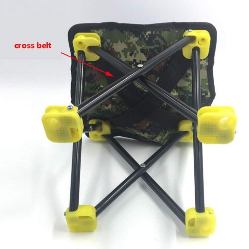  Shengjuanfeng Portable Ultralight Aluminum Alloy Frame Camping Folding Stool Anti-Tear Oxford Anti-Slip Feet Outdoor Stool Chair for Camping Fishing Hunting Picnic Travel,Easy to Setup