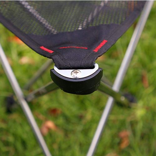  Shengjuanfeng Mini Camping Stool Ultralight Folding Camp Chair Portable Stool for Hiking, Fishing,Easy to Setup (Color : Black, Size : 323233.5cm)
