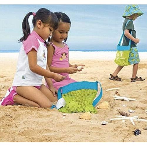  [아마존베스트]Shenglong Mesh Beach Bags，Seashell Mesh Bags（Set of 5）