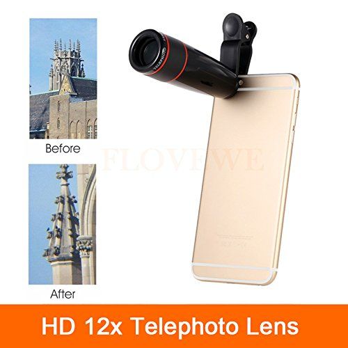  Shenzen Bogart-Pen Smartphone Camera 12 in 1 Lens Kit 12x Telephoto Lens Fisheye Lens Wide Angle Lens Macro Lens for iPhone 6 6s 7 8 9 and Samsung 6 6s 7 8 9 Smartphone Mobile Trip