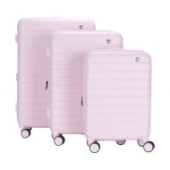 Sherrpa Destiny Hardside Luggage Set 3 Piece Expandable Spinner 20 inch 25 inch 29 inch (Rose)