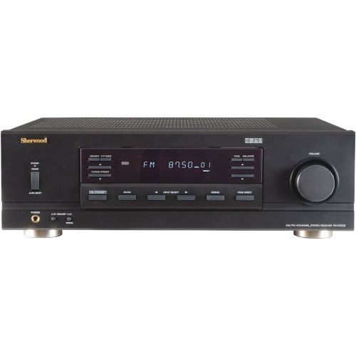  Sherwood RX5502 100 Watt x 4 RMS Dual-Zone Stereo Receiver (Black)