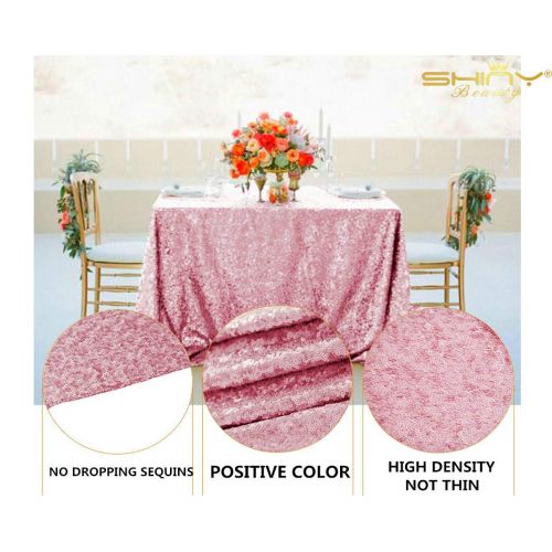  ShiDianYi 50x50 Square Fushia Pink Sequin Tablecloth Select Your Color & Size Can Be Available ! Sequin Overlays, Runners, Gatsby Wedding, Glam Wedding Decor, Vintage Weddings