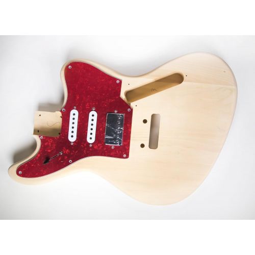  TheFretWire DIY Electric Guitar Kit ? Jaguar Style Build Your Own Guitar Kit