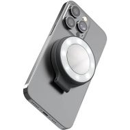 ShiftCam SnapLight - LED Selfie Ring Light with Four Brightness Settings and Built in Battery - Magnetic Mount Snaps on to Any Phone - Flippable Design | Midnight