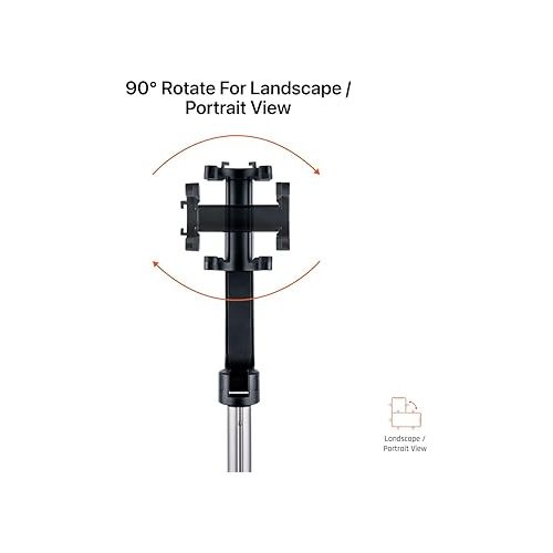  ShiftCam | TravelPod Selfie, Travel-Friendly Mobile Tripod & Selfie Stick with Universal Cold Shoe Mount for Mounting Accessories