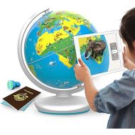 PlayShifu Educational Globe for Kids - Orboot Earth (Globe + App) Interactive AR World Globe | 400 Wonders, 1000+ Facts | STEM Toy Gifts for Kids 4-10 Years | No Borders, No Names on Orboot Globe