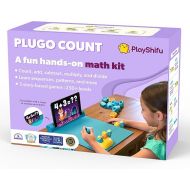 PlayShifu STEM Toy Math Game - Plugo Count (Kit + App with 5 Interactive Math Games) Educational Toy for 4 5 6 7 8 Year Old Birthday Gifts | Story-Based Learning for Kids (Works with tabs/mobiles)