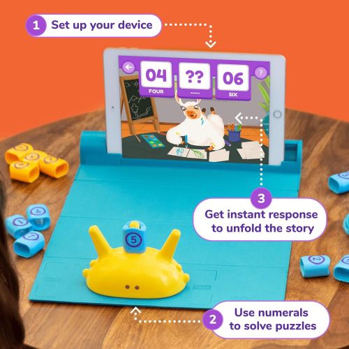  [아마존핫딜][아마존 핫딜] Shifu Plugo Count - Math Game with Stories & Puzzles - Ages 5-10 - STEM Toy | Augmented Reality Based Cool Math Games for Boys & Girls (App Based)