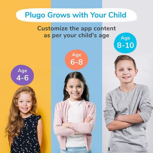  Plugo STEM Pack by PlayShifu - Math & Construction (Link & Count), Augmented Reality Games with Fun Building Blocks | Cool Math Game for Ages 5-10 Years Boys & Girls Pre-K to Grade