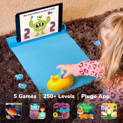  Plugo Count by PlayShifu - Math Games with Stories & Puzzles for 5-10 Years - Educational STEM Kids Toys with Addition, Subtraction, Multiplication, Division - Gifts for Kids (App
