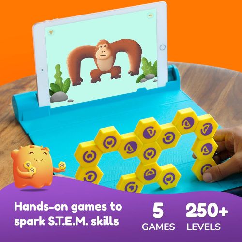  Plugo Link by PlayShifu - STEM Puzzles Kit Magnetic Building Blocks Educational Toy Gift for Boys & Girls Ages 4-10 (works with iPads, iPhones, Samsung tabs/phones, Kindle Fire)