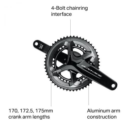 시마노 Shimano Dura-Ace FC-R9100-P Power Meter Crankset