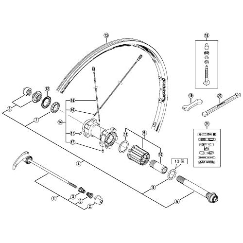 시마노 [아마존베스트]SHIMANO Freilaufkoerper // FH-M430 / Y3T898060