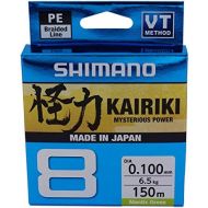 [아마존베스트]SHIMANO Kairiki 8, 150 metres, Mantis Green, 8x Braided Fishing Line, 59WPLA58R0