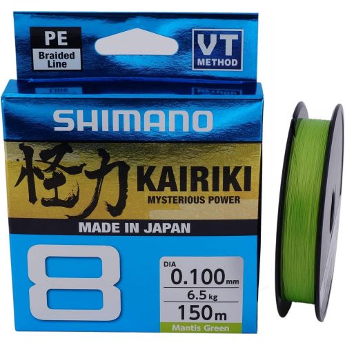 시마노 [아마존베스트]SHIMANO Kairiki 8, 150 metres, Mantis Green, 8x Braided Fishing Line, 59WPLA58R0