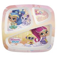 Shimmer and Shine Zak Designs Nick Jr. 3-section Kids Plate, Shimmer & Shine