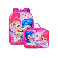 Shimmer and Shine Nickelodeon Girl Shimmer And Shine 16 Backpack With Detachable Matching Lunch Box
