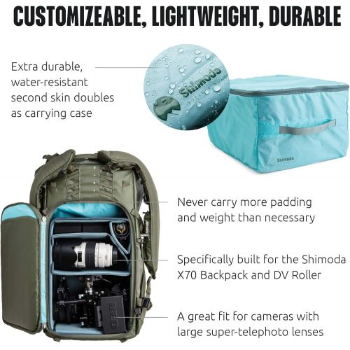  Shimoda Large DV Core Unit - Padded Camera Bag Organizer Fits Cinema, DV, DSLR, SLR, Mirrorless Cameras and Lenses