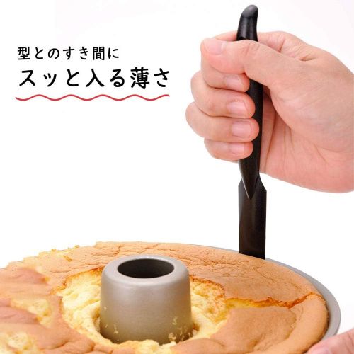  [아마존베스트]Shimomura kihan Chiffon Cake Knife Black