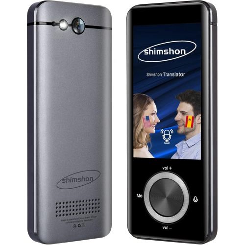  Shimshon Translator Device Language Translator Support 108 Languages Offline Translator Device with Bluetooth and WiFi Connection Portable Two-Way Voice Interpreter with Instant Photo Trans