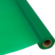 Shindigz Amscan Part Ready Waterproof Jumbo Plastic Table Cover Roll, Festive Green, 40 x 250