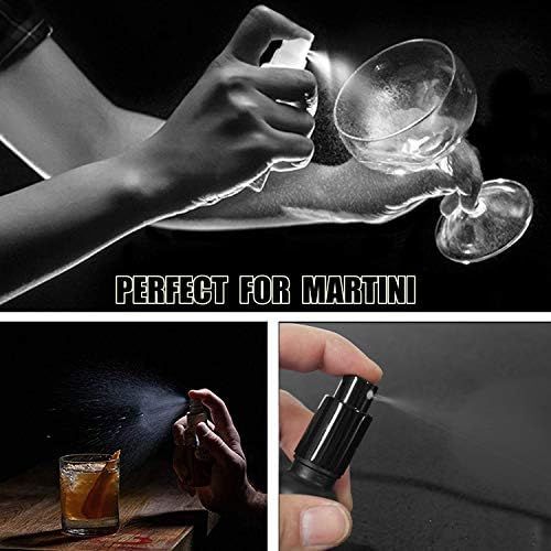  [아마존베스트]Shining Craft Martini Vermouth Sprayer - 1.7OZ / 50ml, Atomizer Sprayer for Cocktails Portable Perfume Refillable Sprayer, Cocktail Atomizer, SC008 (Black)