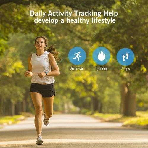  Shinmax Fitness Tracker Bands, Smart Band Call Remind Activity Tracker with Heart Rate Monitor IP67 for Android&iOS