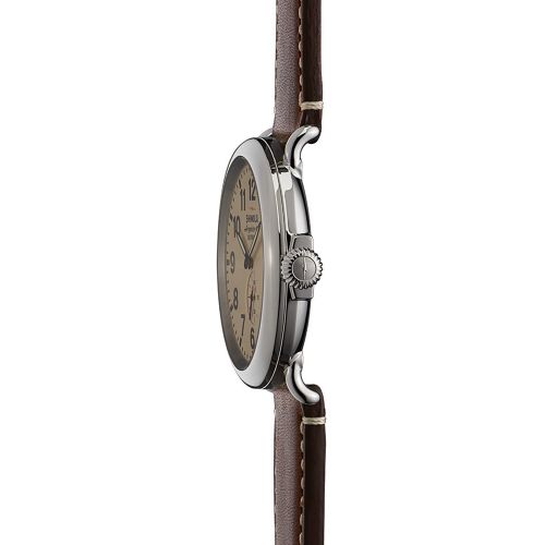  Shinola The Runwell Dark Coffee & Cream Dial Watch, 47mm