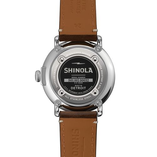  Shinola The Runwell Dark Coffee & Cream Dial Watch, 47mm