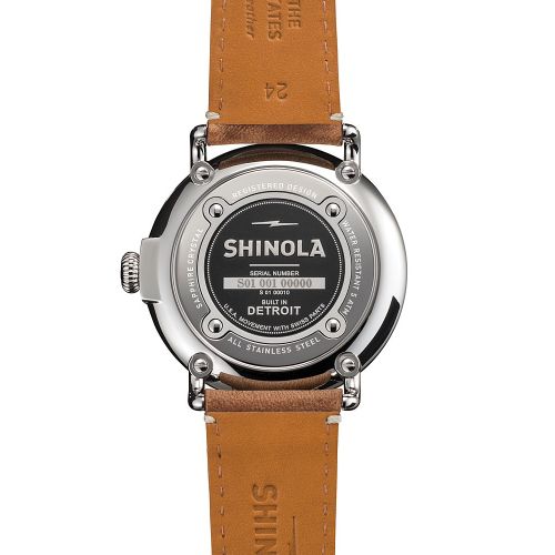  Shinola The Runwell Brown Strap Watch, 47mm