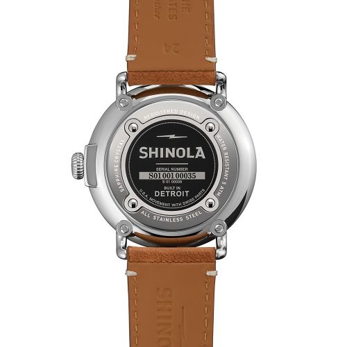  Shinola The Runwell Brown & Green Dial Watch, 47mm