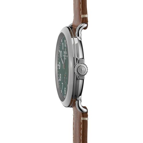  Shinola The Runwell Brown & Green Dial Watch, 47mm