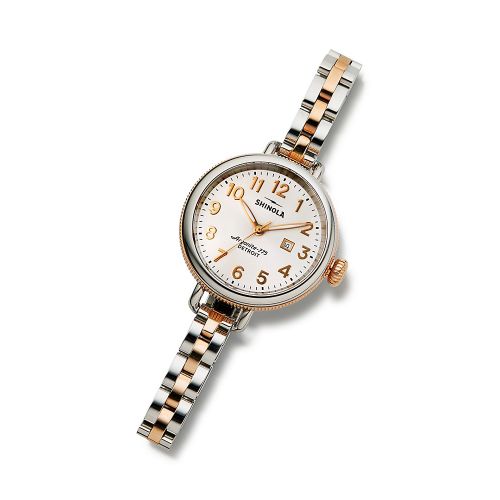  Shinola The Birdy Two-Tone Watch, 34mm