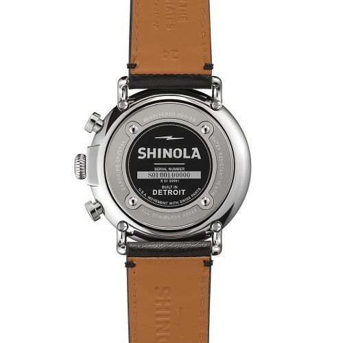  Shinola The Runwell Chronograph Black Watch, 47mm