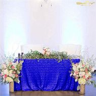 ShinyBeauty Tablecloths 90x156 Rectangle Royal Blue Sequin Table Cloth, Used Party Tablecloth Wholesale, Blue Table Linens -0727S