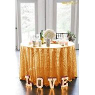 ShinyBeauty Rose Gold Party Decorations 120Inch-Rose Gold-Round Tablecloth Twinkle Twinkle Little Star Decorations-0809E