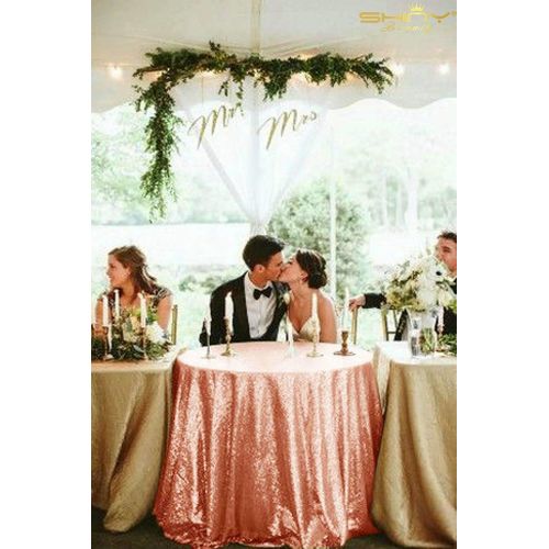  ShinyBeauty Blush Sequin Tablecloth 72Inch Blush Round Linen Tablecloth Blush Table Cloth