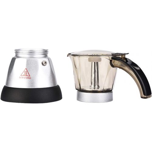  Shipenophy Coffee Maker Stovetop Espresso Maker Moka Pot Coffee Percolator for Tea for Coffee Shop(150ML)