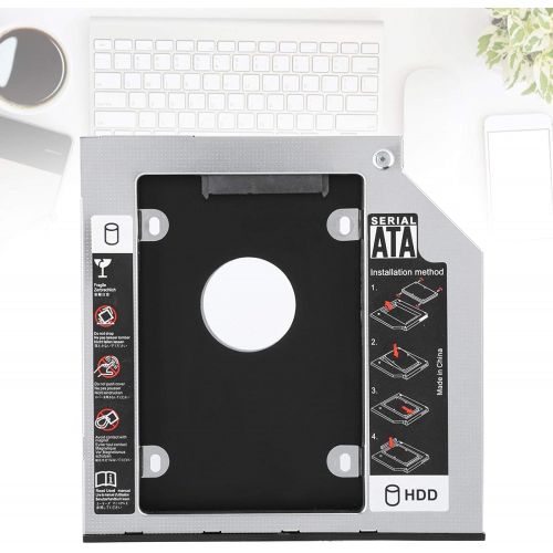  Shipenophy Better Heat Dissipation Fine Workmanship Anti?Static Hard Disk Tray State Drive Bracket Anti-scratche for 9.5 mm ssd