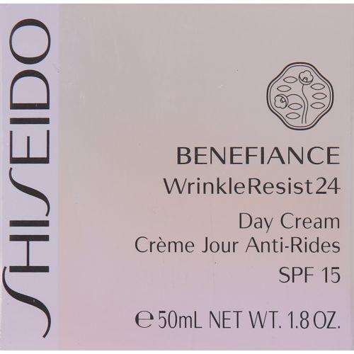  Shiseido Benefiance Wrinkleresist24 Day Cream SPF 15 for Unisex, 1.8 Ounce