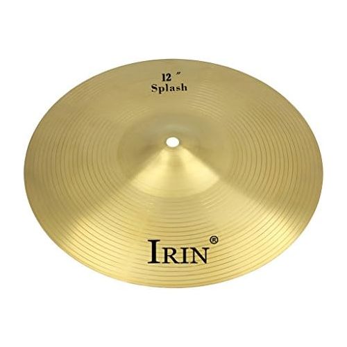  [아마존베스트]Shiwaki 12 Inch Brass Crash Cymbal Hi Hat Cymbal For Drums Set