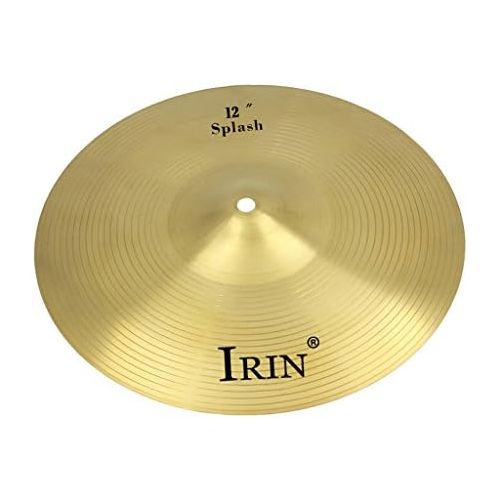  [아마존베스트]Shiwaki 12 Inch Brass Crash Cymbal Hi Hat Cymbal For Drums Set