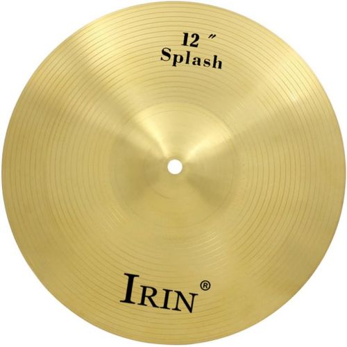  [아마존베스트]Shiwaki 12 Inch Brass Crash Cymbal Hi Hat Cymbal For Drums Set