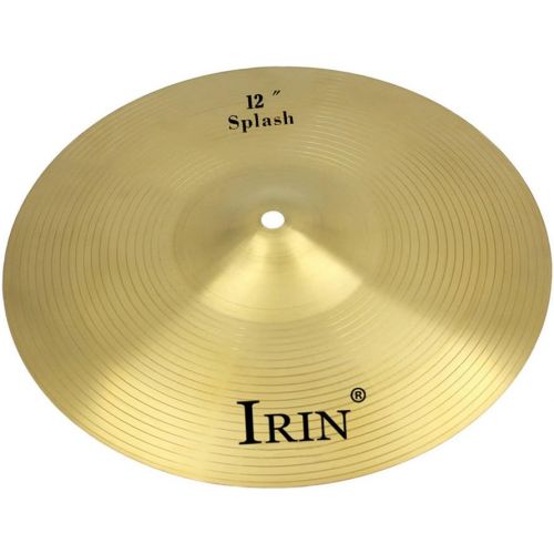  [아마존베스트]Shiwaki 12 Inch Brass Crash Cymbal Hi Hat Cymbal For Drums Set