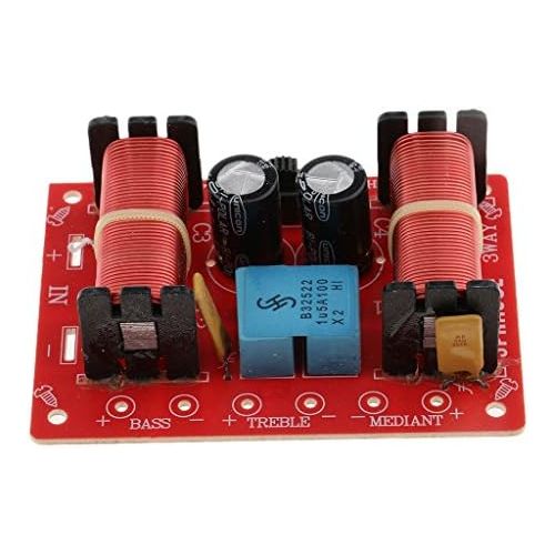  [아마존베스트]-Service-Informationen Shiwaki 2pcs 3-Way Loudspeaker Crossover Audio Filter Frequency Divider for Car Home