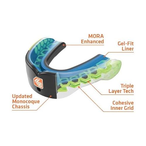  Shock Doctor Gel Max Power Carbon Convertible Mouth Guard