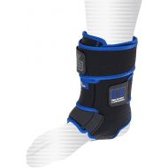 Shock Doctor 752-01-30 ICE Recovery Compression Ankle Wrap Black Adult-L/XL